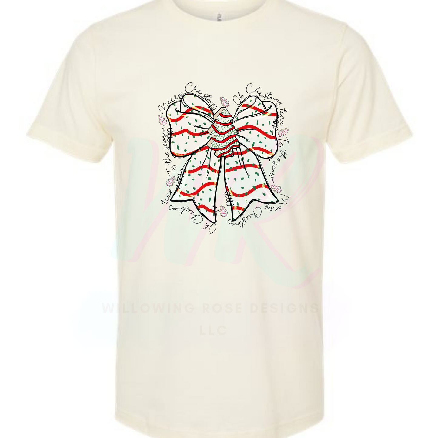 CHRISTMAS TREE CAKE BOW