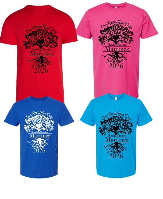 Martinez Family Reunion Shirt 2026 (WITH YEAR)