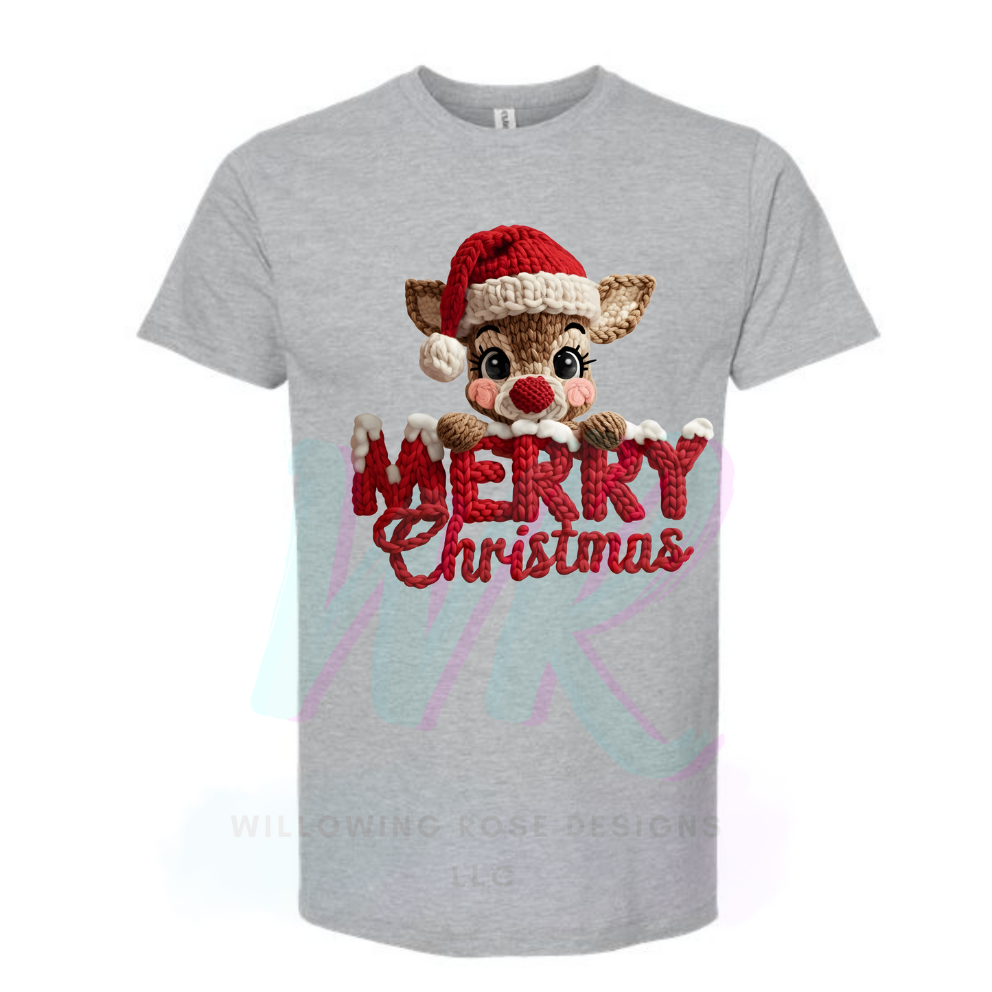 faux crochet Rudolph